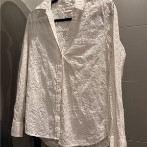 White Eyelet Shirt